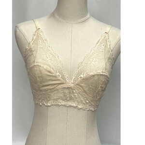 NWT! Pins And Needles Lace Bralette NUDE/CHAIR SIZE-SMALL‎